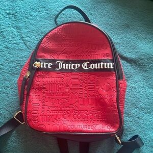 Mini Juicy Couture Backpack - red